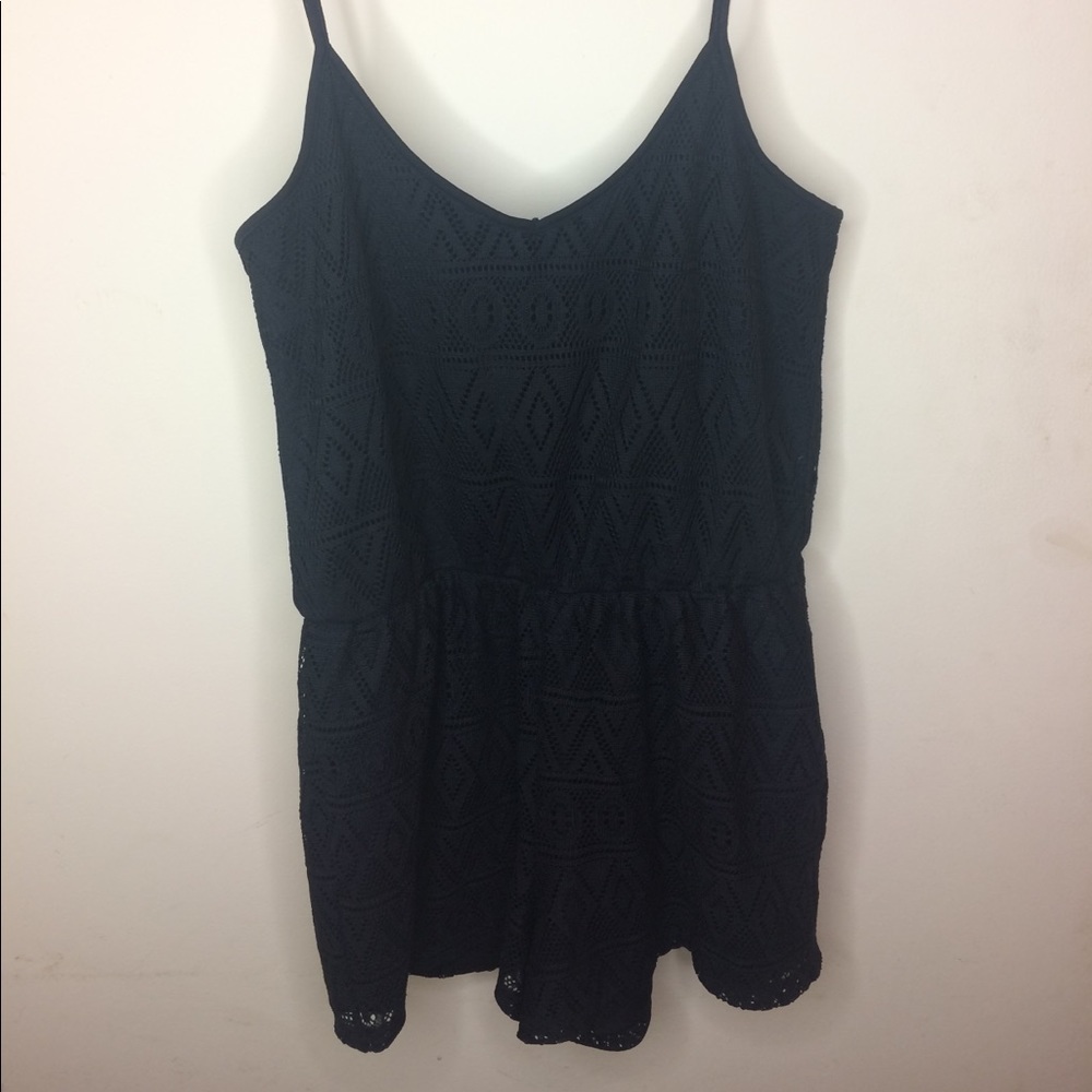 No Comment Black Design Romper